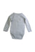 A Grey Long Sleeve Bodysuits from Petit Bateau in size 6-12M for boy. (Back View)