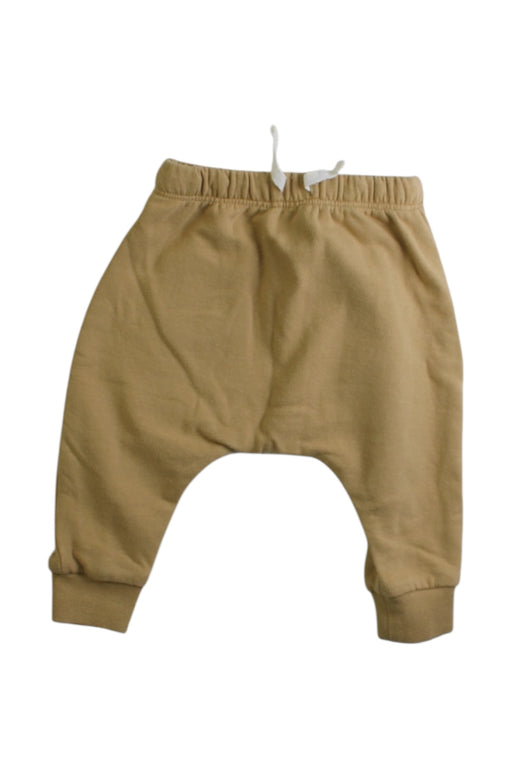 A Beige Sweatpants from Quincy Mae in size 0-3M for boy. (Front View)