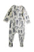 A White Onesies from Wilson & Frenchy in size 3-6M for boy. (Back View)