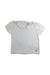 A White Short Sleeve Tops from Petit Bateau in size 3T for girl. (Front View)