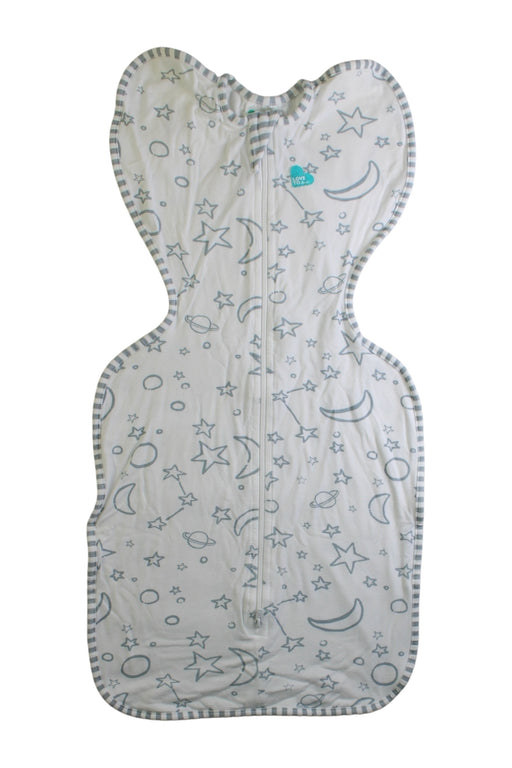 A White Swaddles from Love To Dream in size 3-6M for neutral. (Front View)