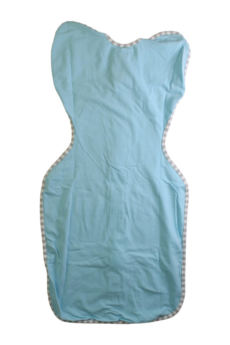 A Blue Swaddles from Love To Dream in size 3-6M for boy. (Back View)