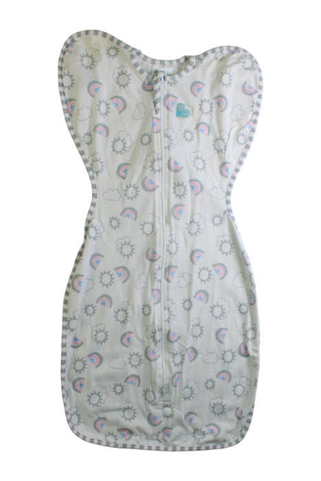 A Multicolour Swaddles from Love To Dream in size 3-6M for girl. (Front View)