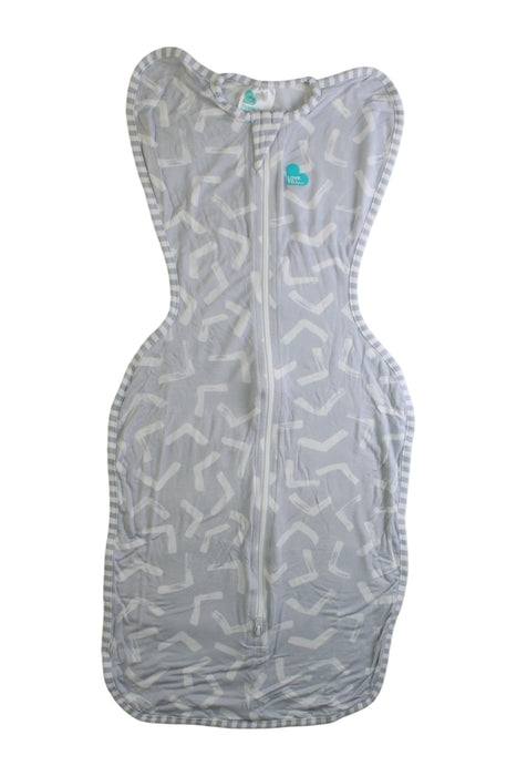 A Blue Swaddles from Love To Dream in size 3-6M for boy. (Front View)