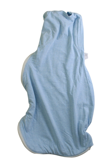 A Blue Swaddles from Tommee Tippee in size 0-3M for boy. (Back View)
