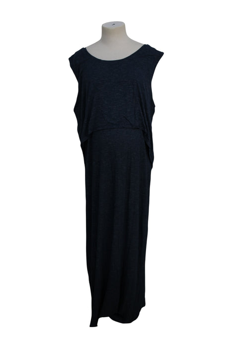 A Black Sleeveless Dresses from Ripe in size XXL for maternity. (Front View)