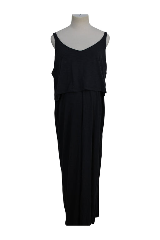 A Black Sleeveless Dresses from Ripe in size Maternity-XL for maternity. (Front View)