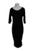 A Black Long Sleeve Dresses from Ripe in size Maternity-L for maternity. (Front View)