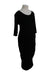 A Black Long Sleeve Dresses from Ripe in size Maternity-L for maternity. (Back View)