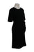 A Black Short Sleeve Dresses from Ripe in size Maternity-L for maternity. (Back View)