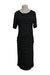 A Black Short Sleeve Dresses from Ripe in size Maternity-L for maternity. (Front View)