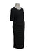 A Black Short Sleeve Dresses from Ripe in size Maternity-L for maternity. (Back View)
