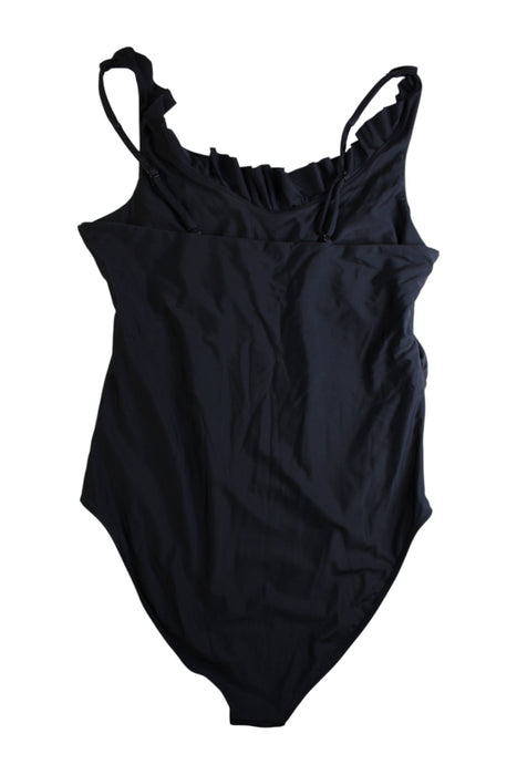 A Black Swimsuits from Hatch in size Maternity-XL for maternity. (Back View)
