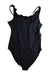 A Black Swimsuits from Hatch in size Maternity-XL for maternity. (Back View)