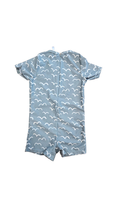 A White Swimsuits from Rylee + Cru in size 12-18M for neutral. (Back View)