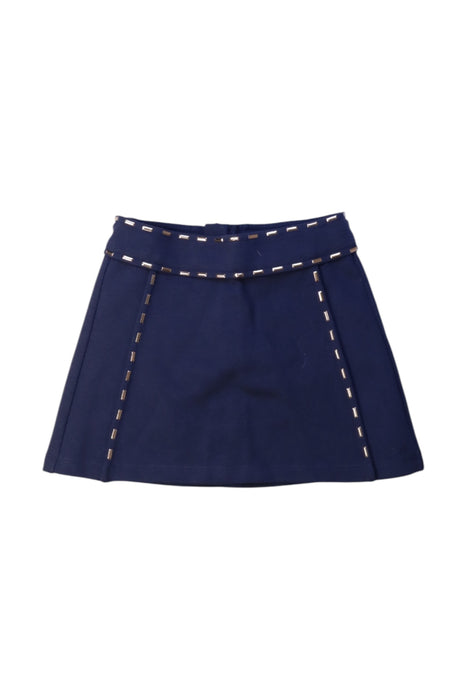 A Navy Short Skirts from Chloe in size 4T for girl. (Front View)
