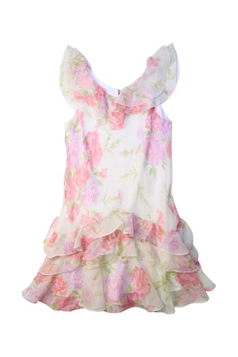 A Multicolour Sleeveless Dresses from Ralph Lauren in size 4T for girl. (Front View)