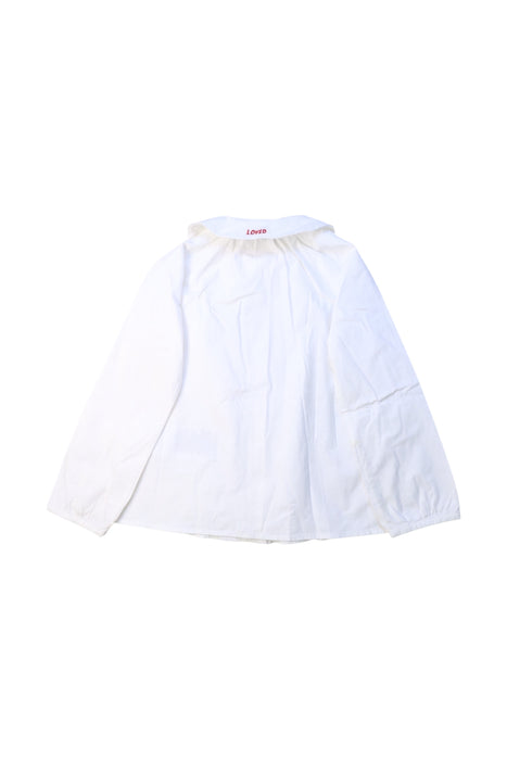 A White Long Sleeve Shirts from Gucci in size 3T for girl. (Back View)