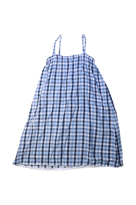 A Blue Sleeveless Dresses from Excuse My French in size 4T for girl. (Back View)