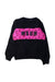 A Black Crewneck Sweatshirts from MSGM in size 4T for girl. (Front View)