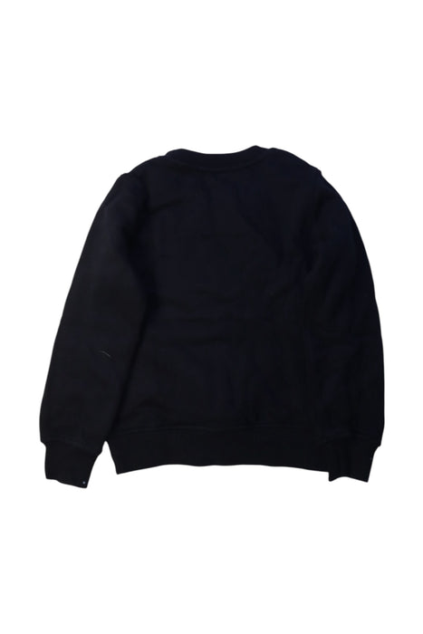 A Black Crewneck Sweatshirts from MSGM in size 4T for girl. (Back View)