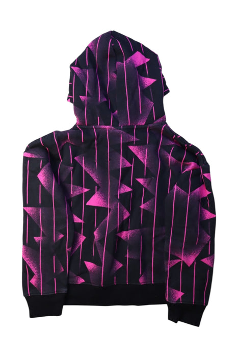 A Black Hooded Sweatshirts from Air Jordan in size 6T for boy. (Back View)