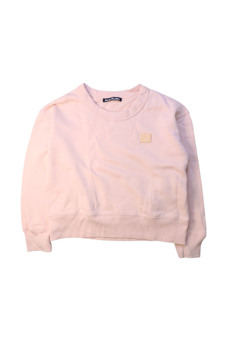 A Pink Crewneck Sweatshirts from Acne Studios in size 6T for girl. (Front View)