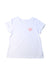 A White Short Sleeve T Shirts from Chloe in size 3T for girl. (Front View)