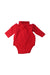 A Red Long Sleeve Bodysuits from Ralph Lauren in size 0-3M for girl. (Back View)