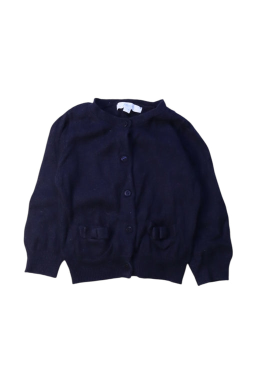 A Navy Cardigans from Jacadi in size 6-12M for boy. (Front View)
