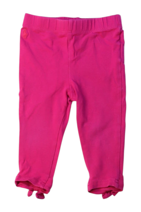 A Pink Leggings from Ralph Lauren in size 6-12M for girl. (Front View)