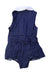 A Navy Sleeveless Rompers from Nicholas & Bears in size 0-3M for girl. (Back View)