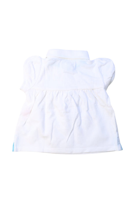 A White Short Sleeve Tops from Ralph Lauren in size 3-6M for girl. (Back View)