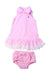 A Pink Dress Sets from Ralph Lauren in size 6-12M for girl. (Front View)