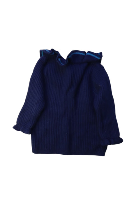 A Navy Sweater Dresses from Jacadi in size 3-6M for girl. (Back View)