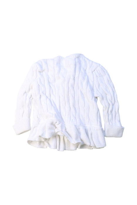 A White Cardigans from Ralph Lauren in size 6-12M for girl. (Back View)