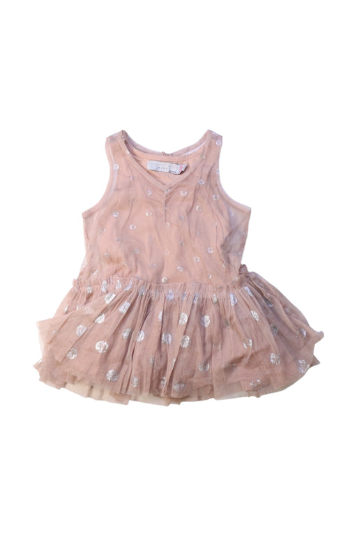 A Peach Sleeveless Dresses from Stella McCartney in size 12-18M for girl. (Front View)