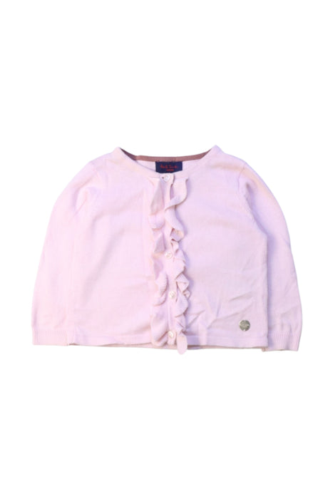 A Pink Cardigans from Paul Smith in size 6-12M for girl. (Front View)