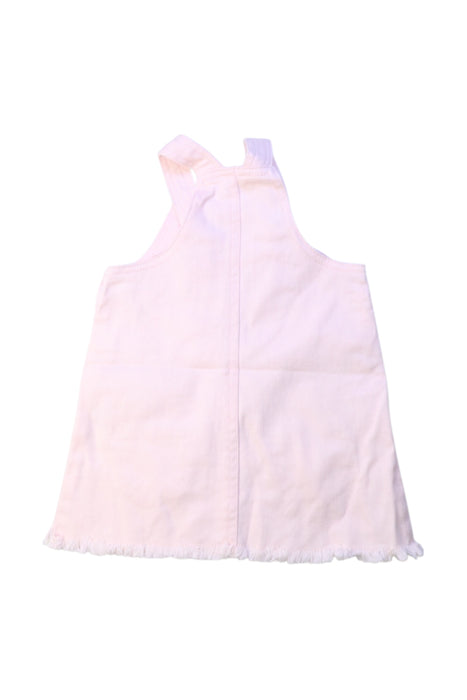 A Pink Overall Dresses from Seed in size 3-6M for girl. (Back View)