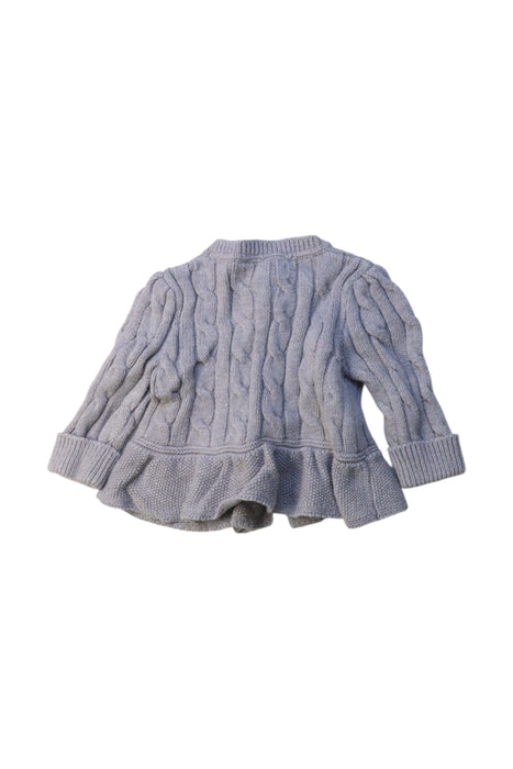 A Grey Cardigans from Ralph Lauren in size 0-3M for girl. (Back View)