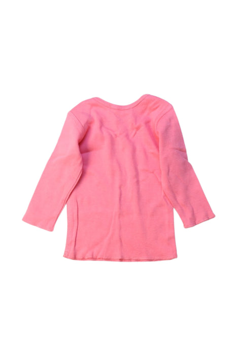 A Pink Long Sleeve Tops from Bonpoint in size 0-3M for girl. (Back View)