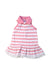 A Pink Sleeveless Dresses from Ralph Lauren in size 3-6M for girl. (Front View)