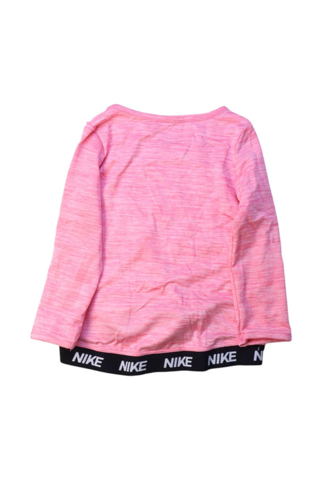 A Pink Active Tops from Nike in size 12-18M for girl. (Back View)