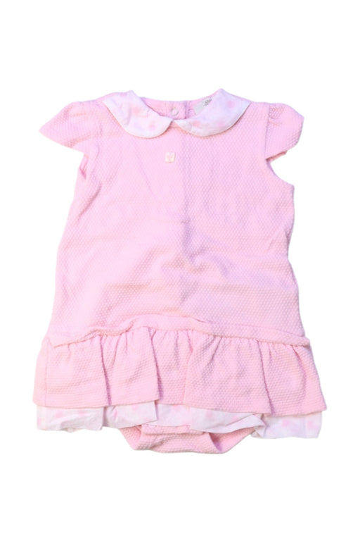 A Pink Dress Sets from Armani in size 3-6M for girl. (Front View)