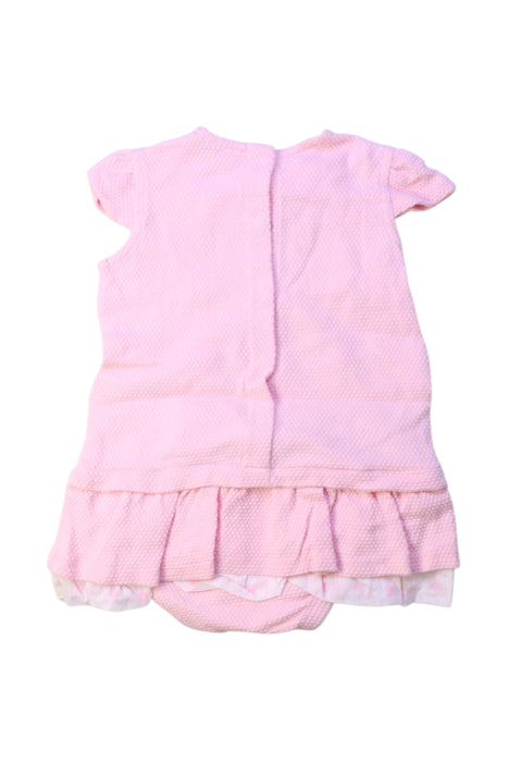 A Pink Dress Sets from Armani in size 3-6M for girl. (Back View)