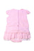 A Pink Dress Sets from Armani in size 3-6M for girl. (Back View)