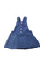 A Blue Overall Dresses from Levi's in size 2T for girl. (Front View)