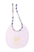 A White Bibs from Burberry in size 6-12M for girl. (Front View)