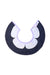 A Navy Bibs from MarlMarl in size O/S for girl. (Front View)