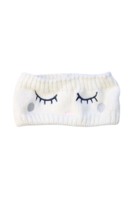 A White Winter Hats from Seed in size O/S for girl. (Front View)